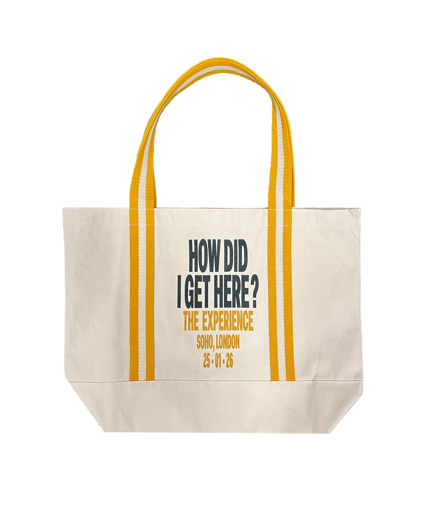 How Did I Get Here? The Experience Soho London | Natural Beach Bag