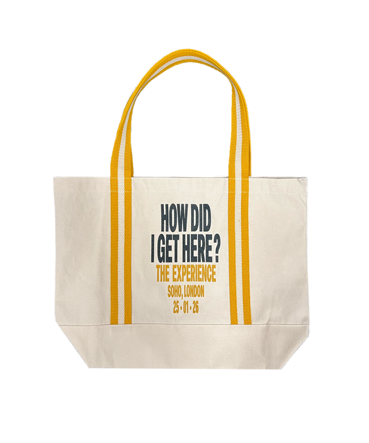 How Did I Get Here? The Experience Soho London | Natural Beach Bag