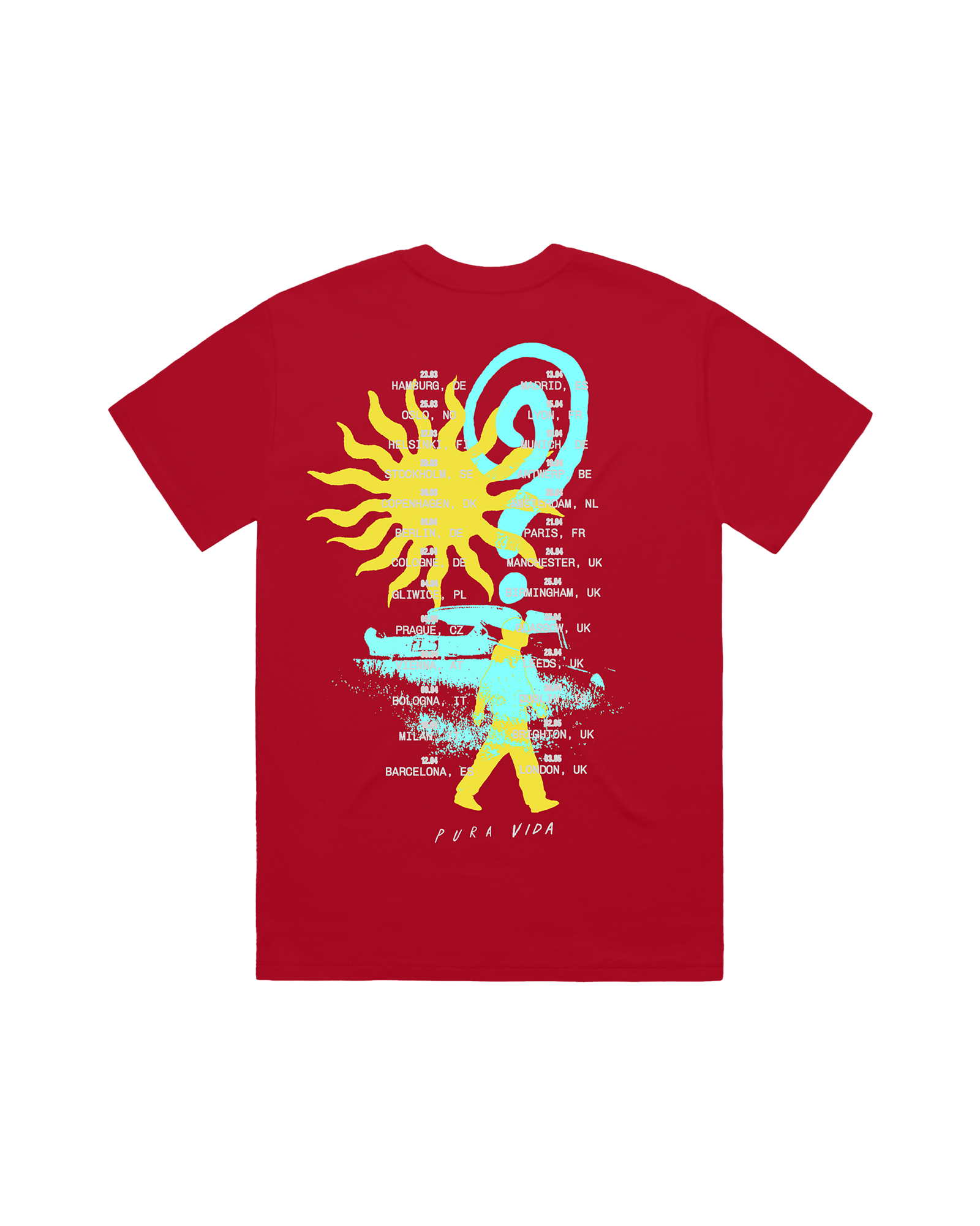 How Did We Get Here? UK/EU Tour | Red T-Shirt