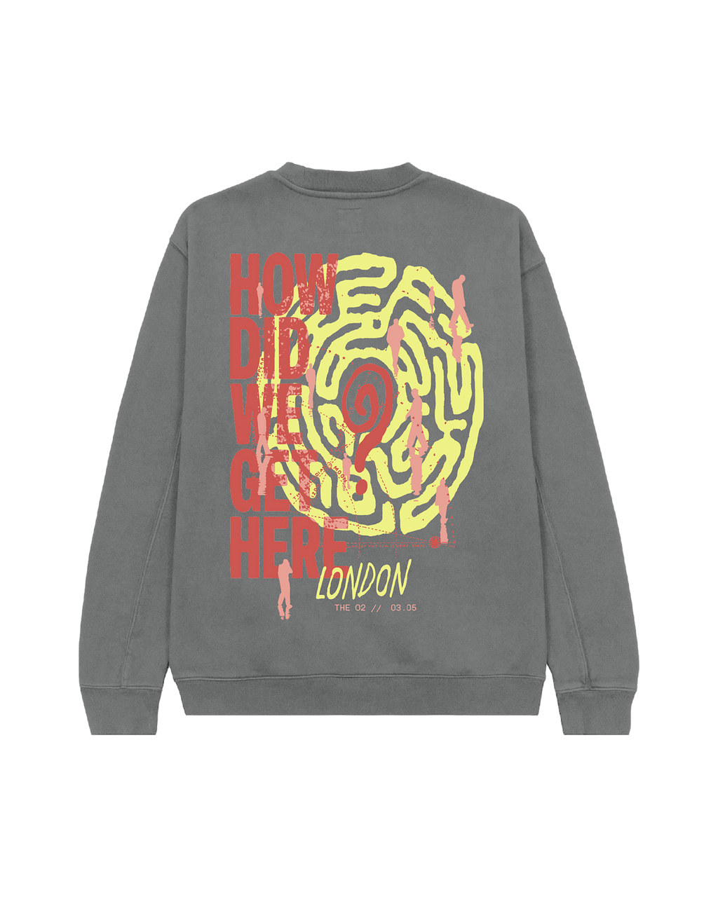 How Did We Get Here? UK/EU Tour | London Exclusive Charcoal Crewneck