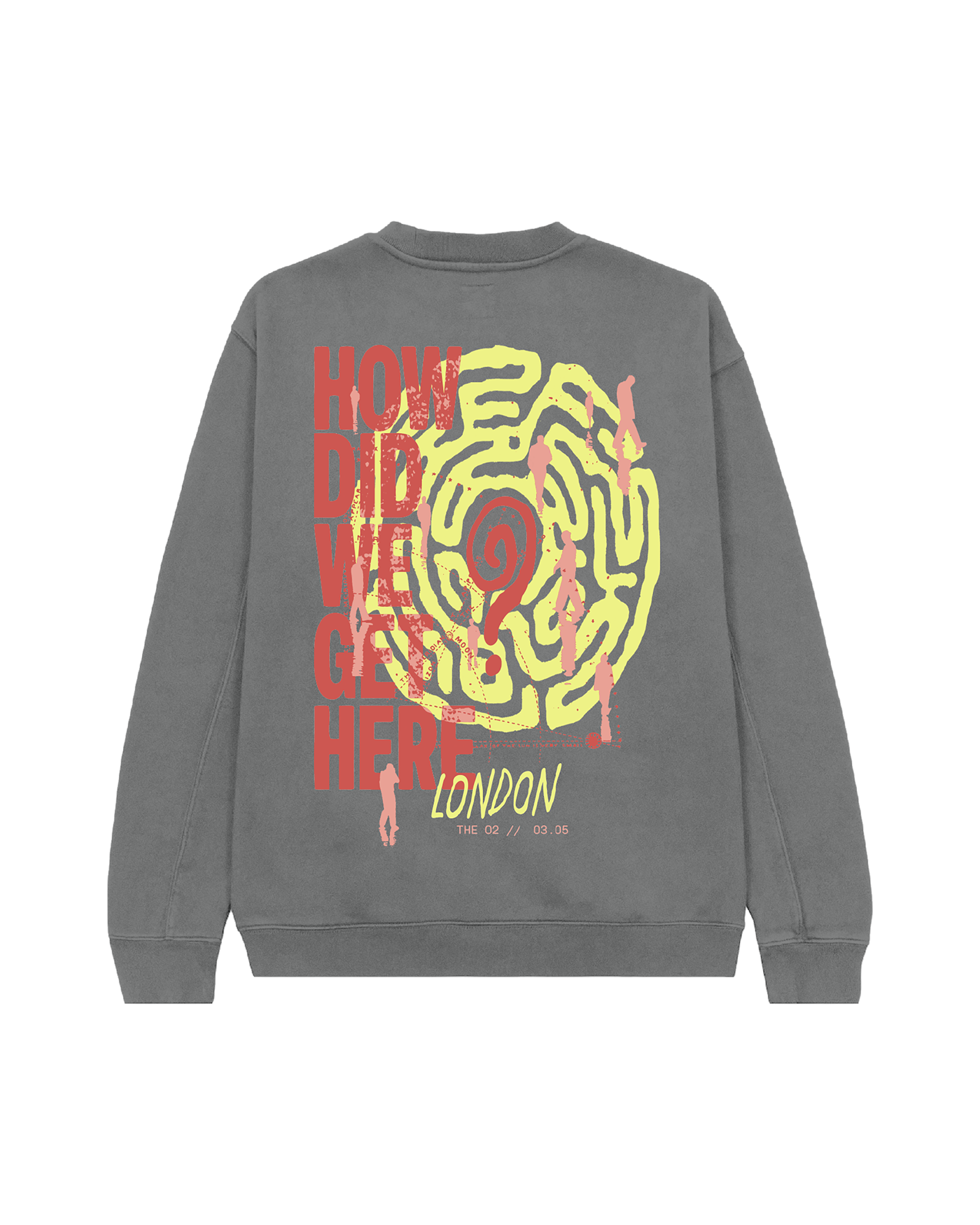 How Did We Get Here? UK/EU Tour | London Exclusive Charcoal Crewneck