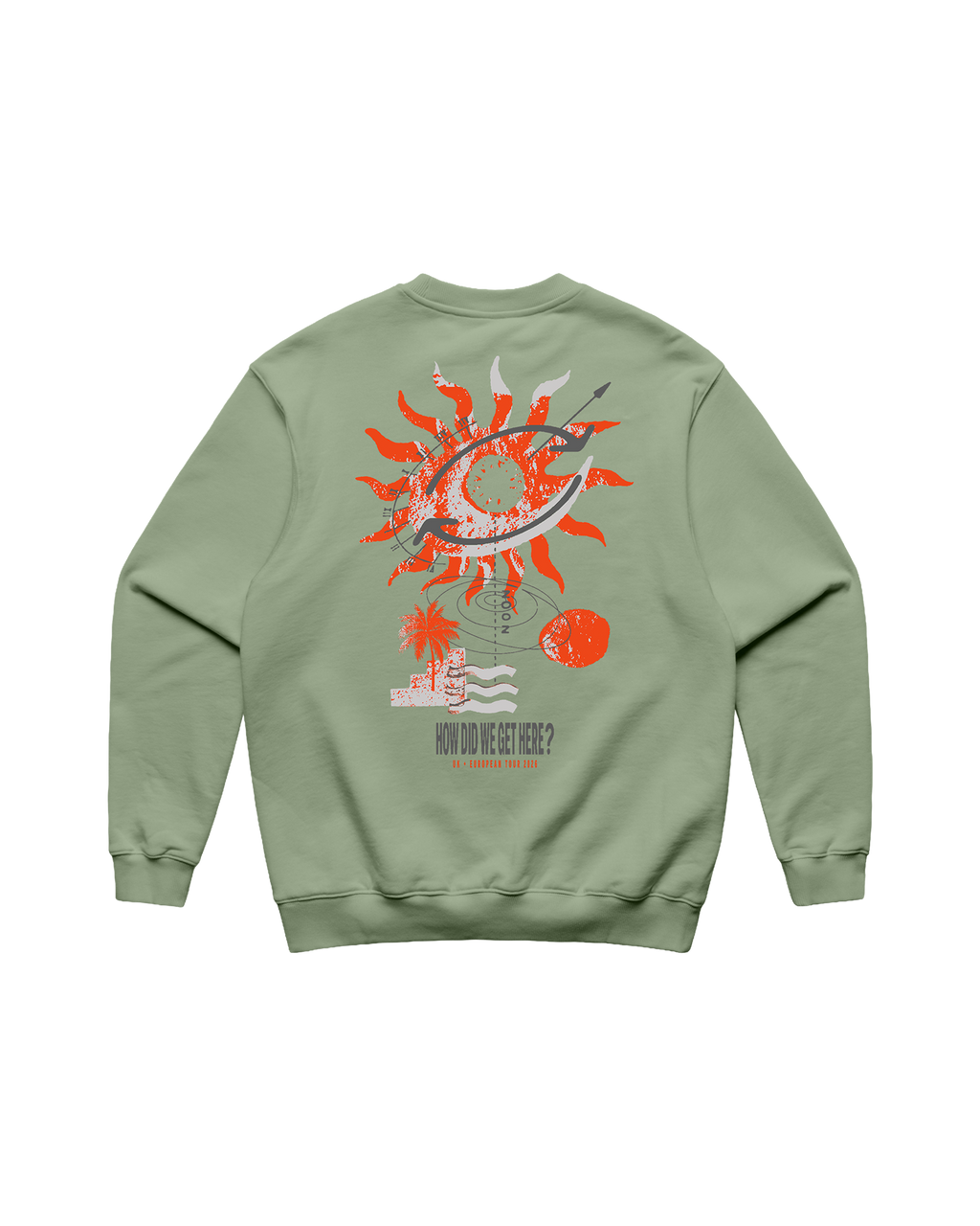 How Did We Get Here? UK/EU Tour | Green Crewneck
