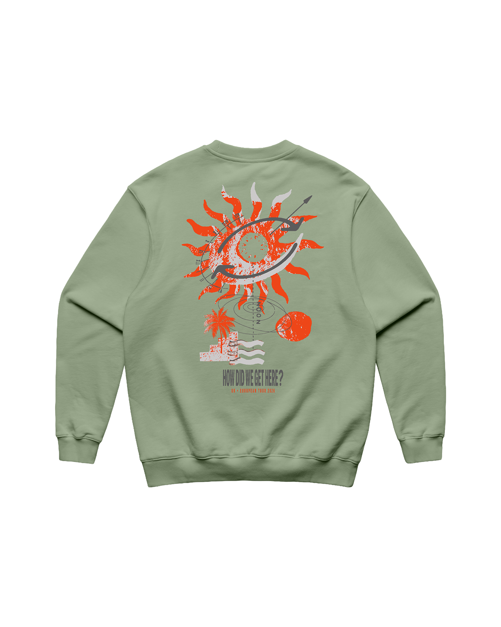 How Did We Get Here? UK/EU Tour | Green Crewneck