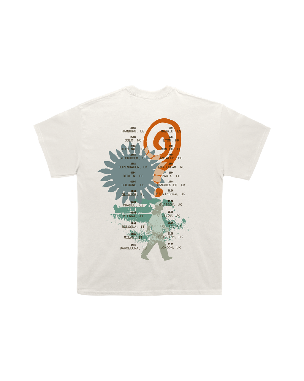 How Did We Get Here? Tour | UK & EU White T-Shirt