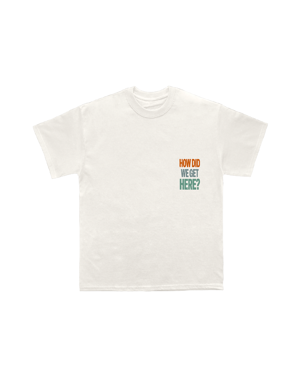 How Did We Get Here? Tour | UK & EU White T-Shirt