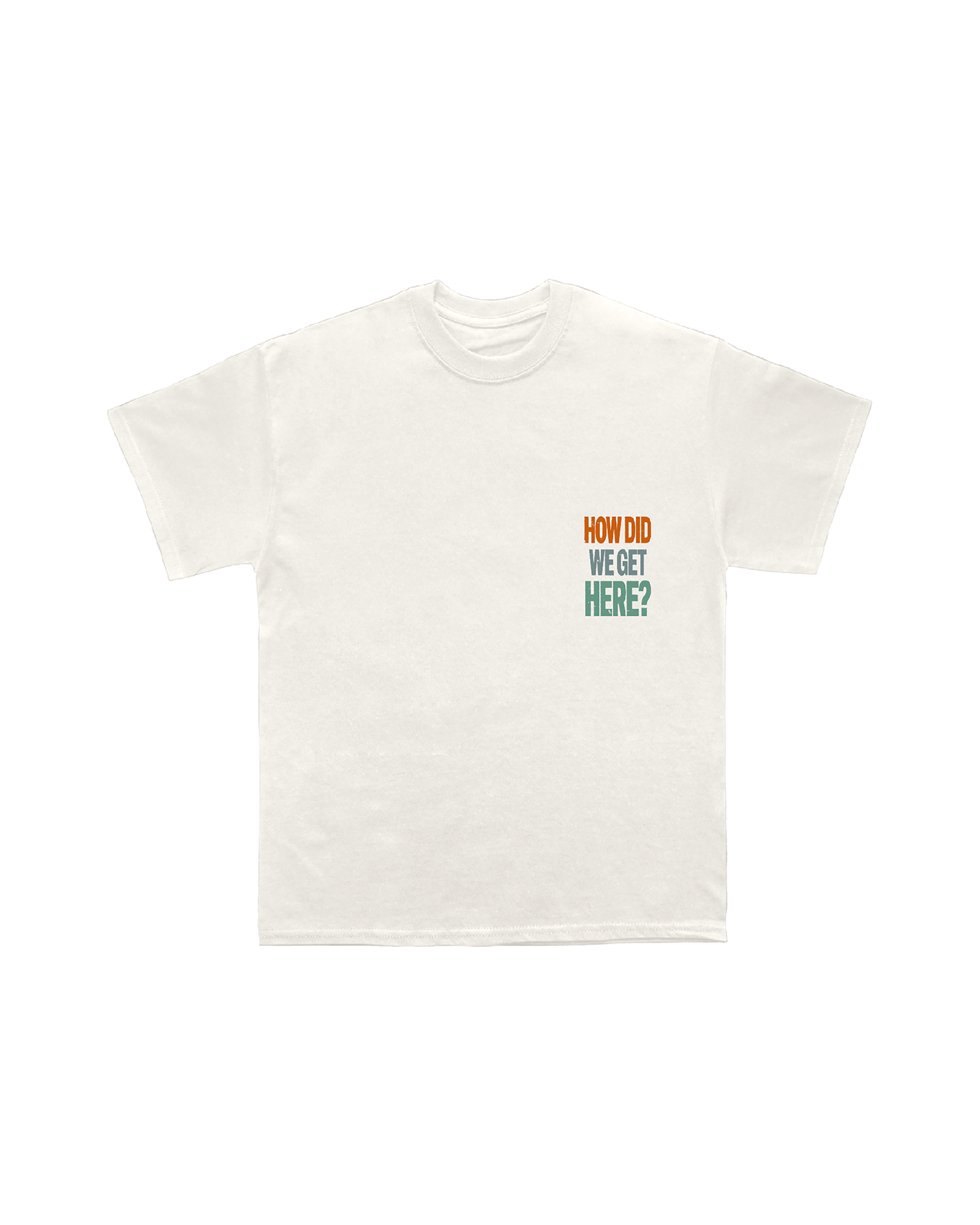 How Did We Get Here? Tour | UK & EU White T-Shirt