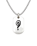 How Did We Get Here? Tour | Silver Dog Tag Necklace
