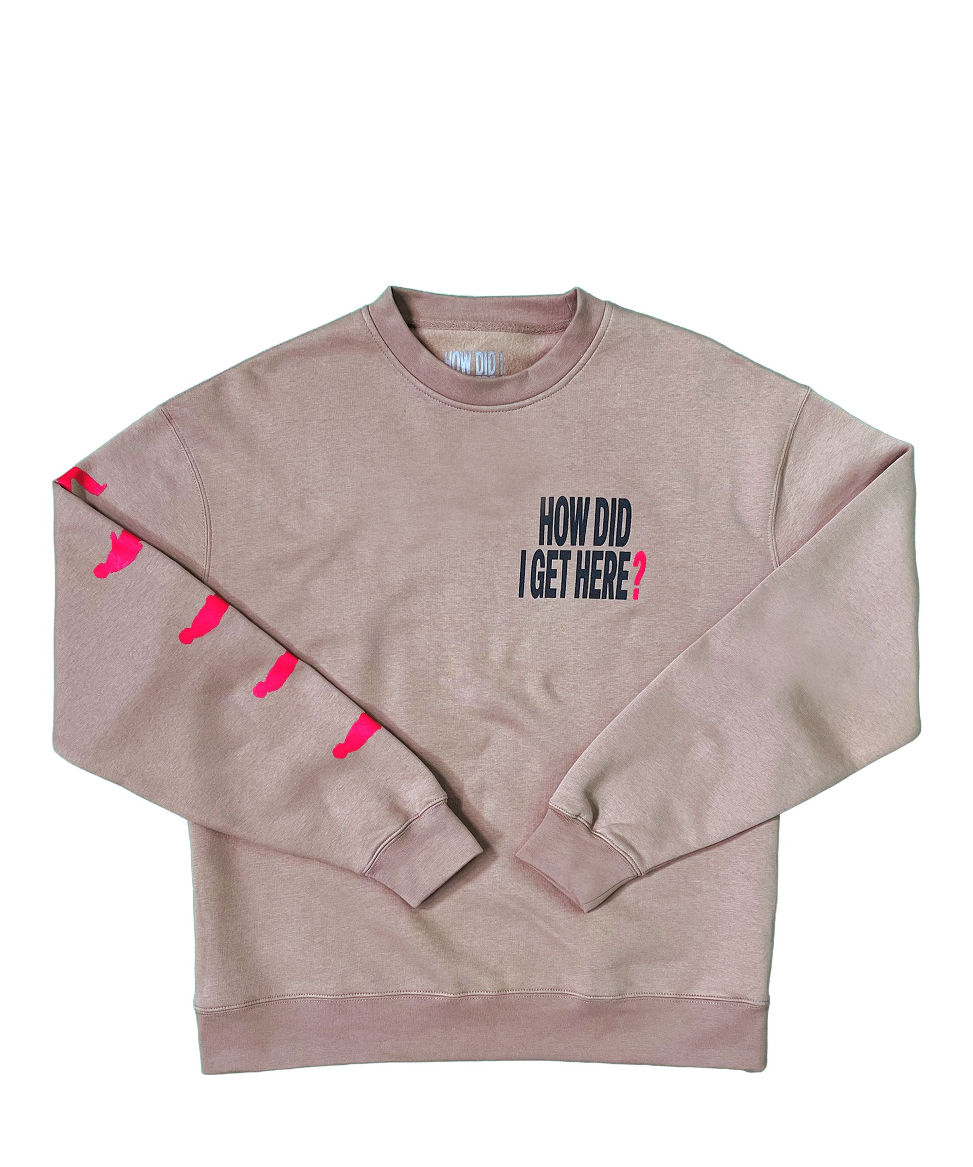 How Did I Get Here? | Beige Crewneck